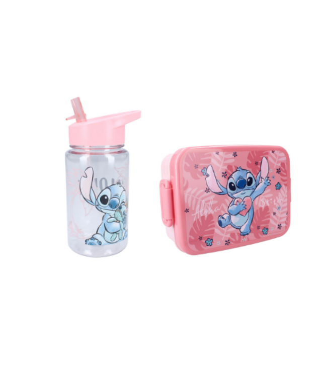 Stitch Lunchset Roze