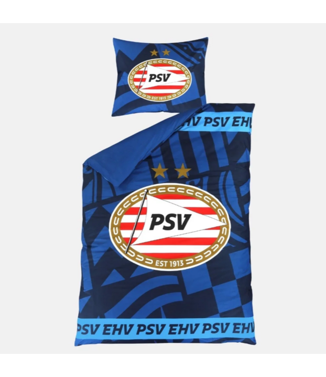 PSV Dekbedovertrek Blauw 26/27