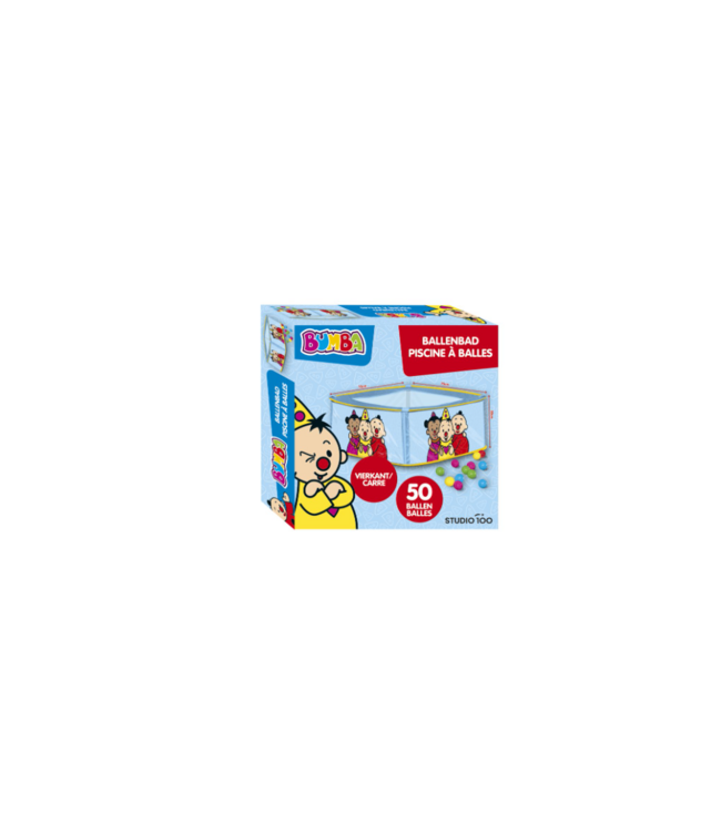 Bumba Ballenbad + 50 ballen - vierkant
