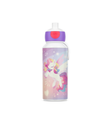 Unicorn Glow Pop up beker Mepal 400 ml