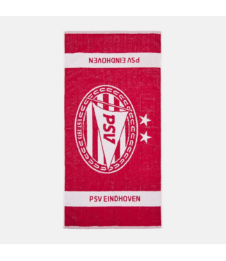 PSV Handdoek Rood Wit ( 50x100 cm)