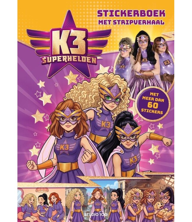 K3 Superhelden Stickerboek