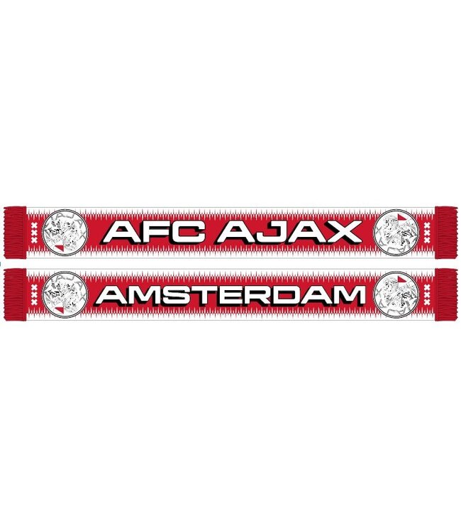 Ajax Sjaal  Rood wit AFC Ajax schaduw