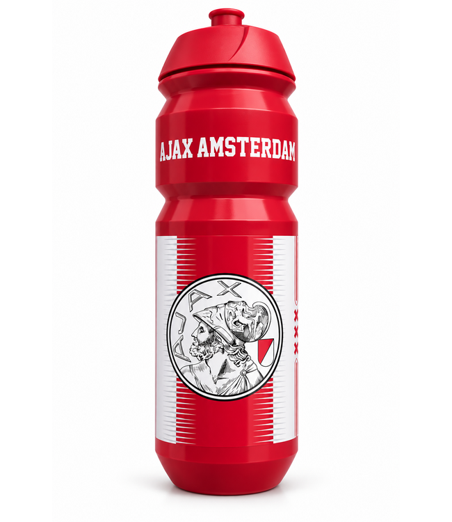 Ajax Bidon Oud Logo Rood 750ml