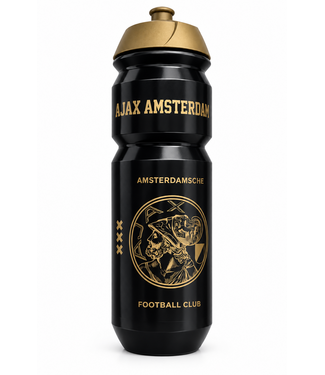 Ajax Bidon Zwart Goud Oud Logo 750ml