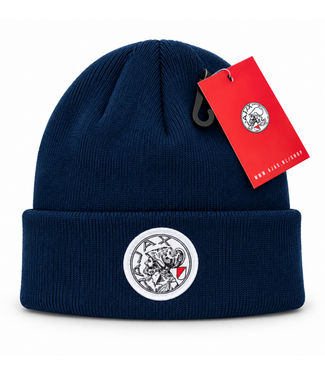 Ajax Amsterdam Muts Blauw Logo Adult