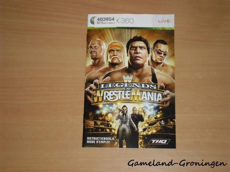WWE Legends of Wrestlemania (Manual)