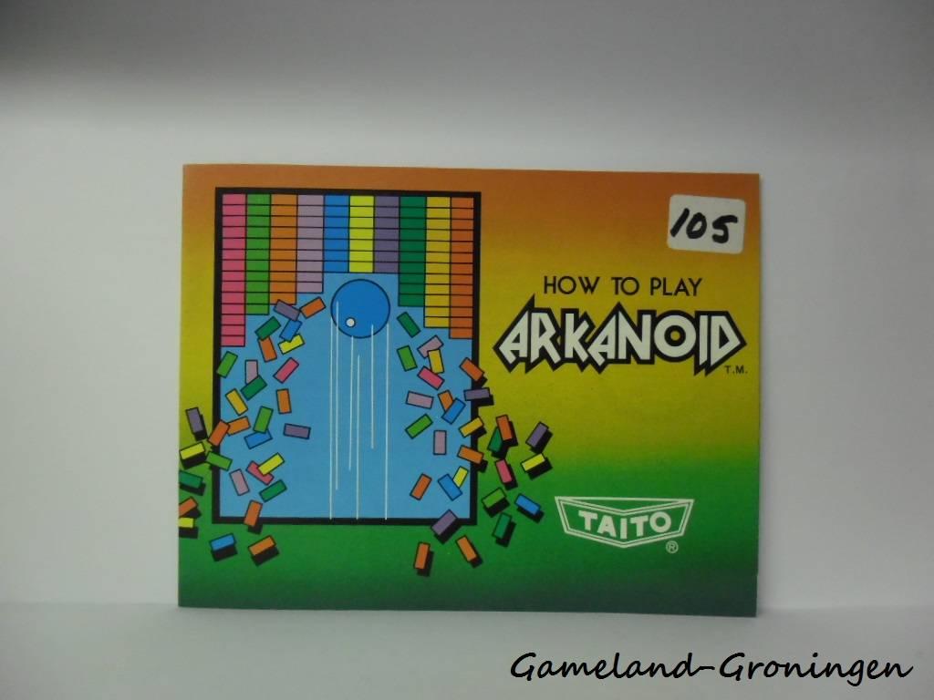 Arkanoid (Handleiding, USA)