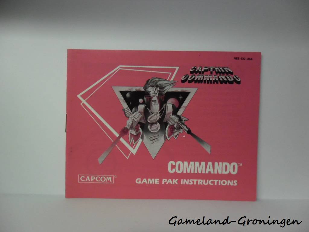 Captain Commando (Handleiding, USA)