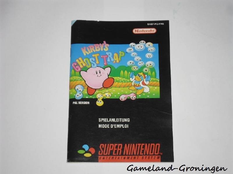 Kirby's Ghost Trap (Handleiding, FRG)