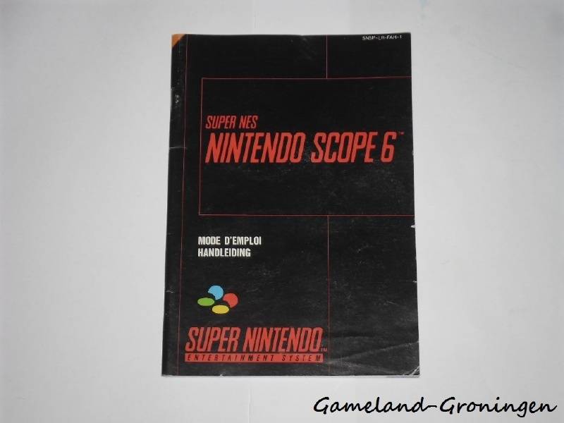 Super NES Nintendo Scope 6 (Handleiding, FAH)