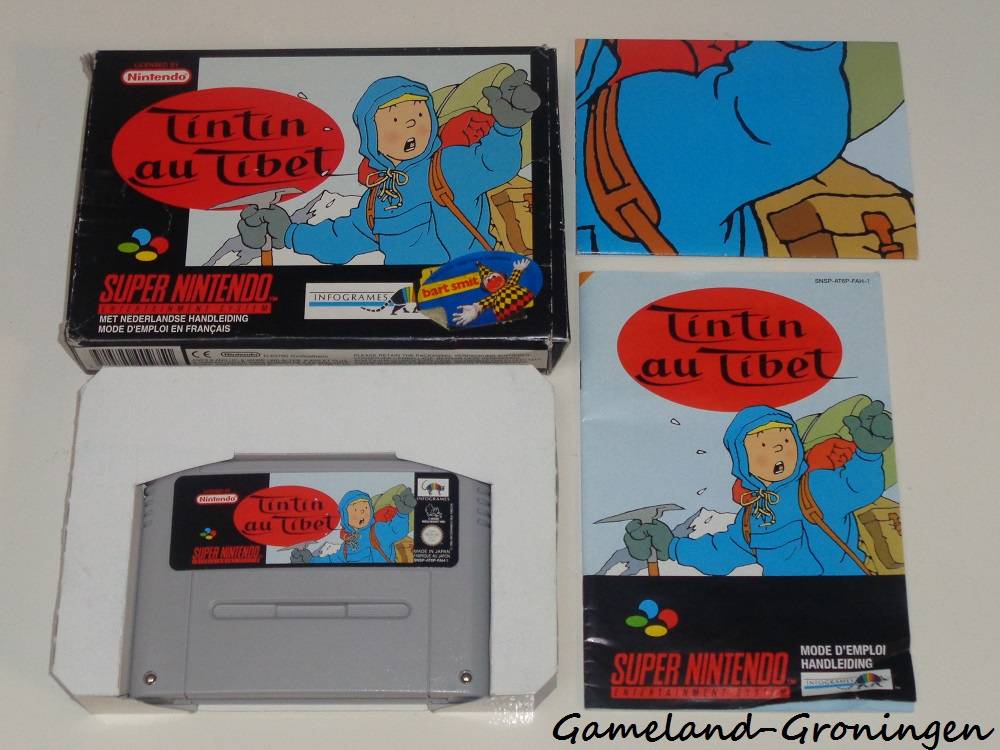 Tintin au Tibet (Tintin in Tibet) with Poster (Complete, FAH)