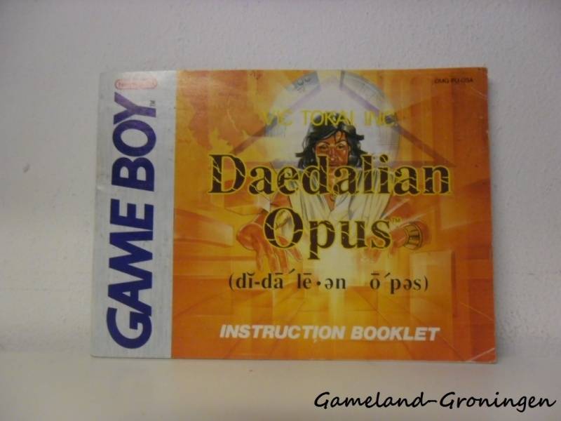 Daedalian Opus (Handleiding, USA)