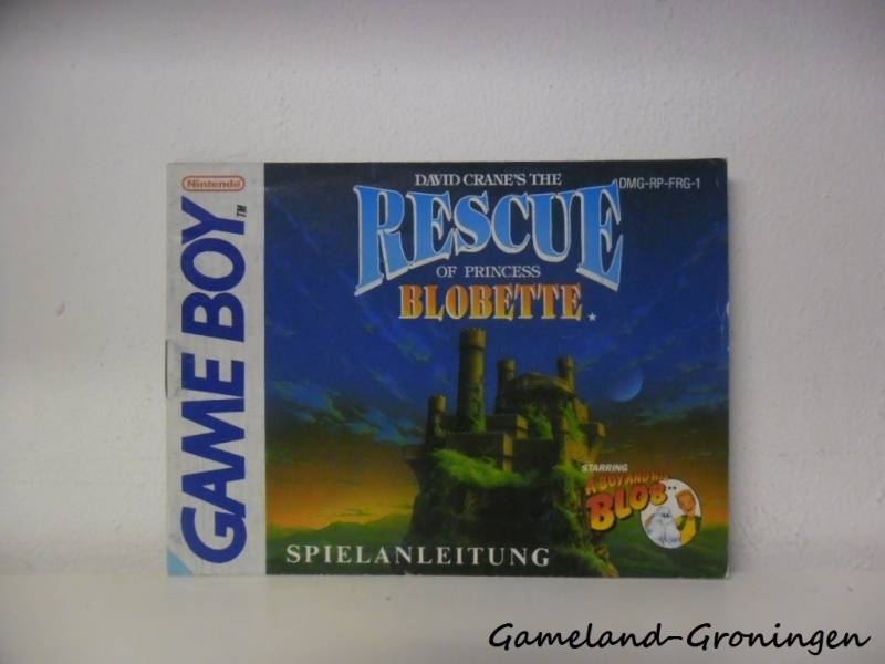 Rescue of Princess Blobette (Manual, FRG)