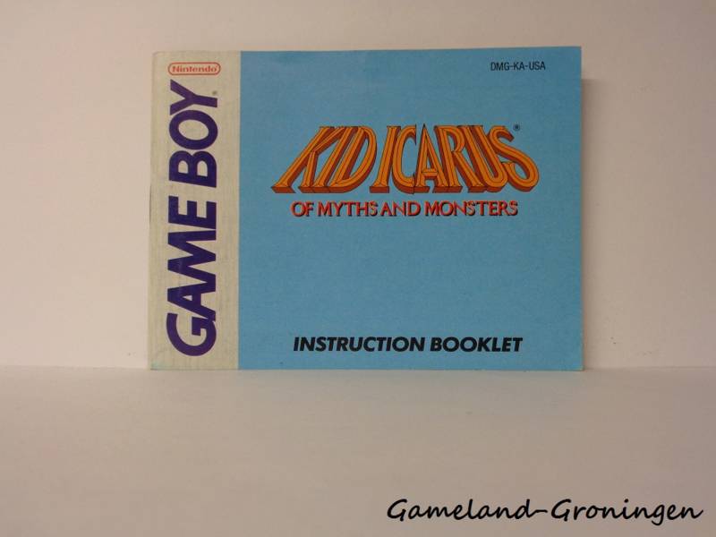 Kid Icarus of Myths and Monsters (Handleiding, USA)