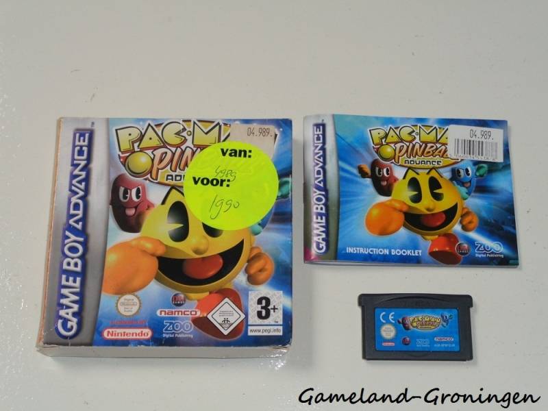 Pac-Man Pinball Advance (Complete, EUR)