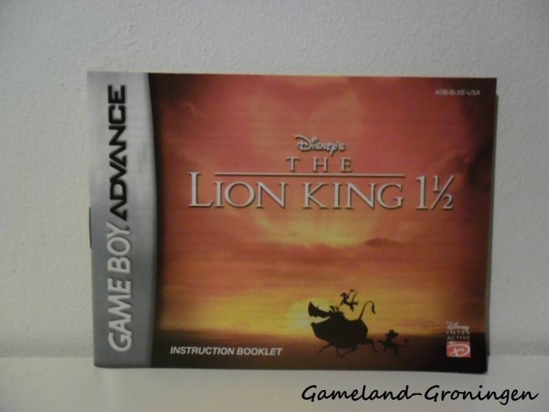 Disney's The Lion King (Handleiding, USA)