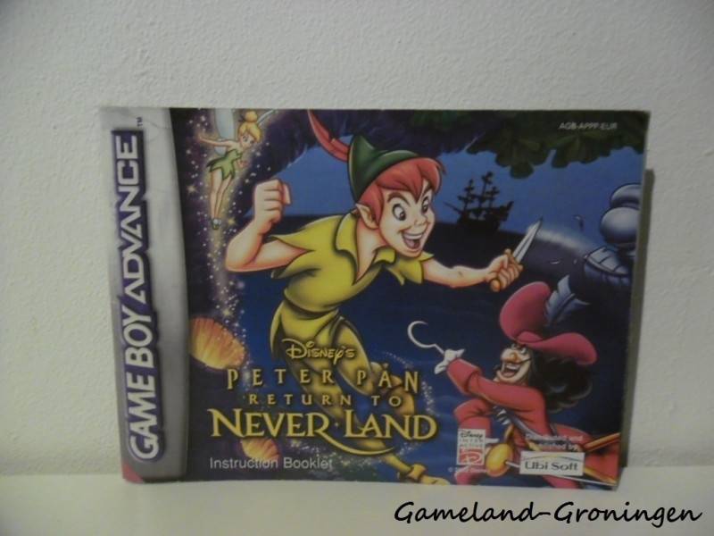 Disney's Peter Pan Return to Neverland (Manual, EUR)