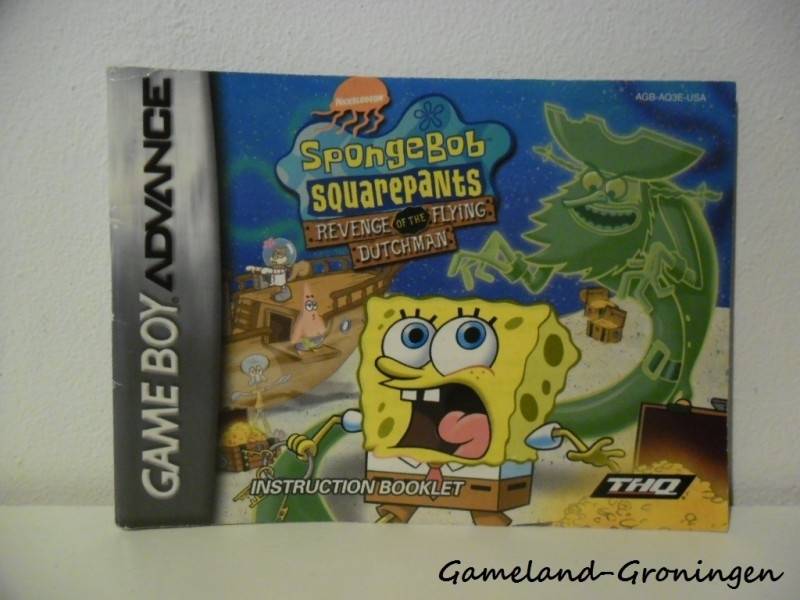 Spongebob Squarepants Revenge of the Flying Dutchman (Handleiding, USA)