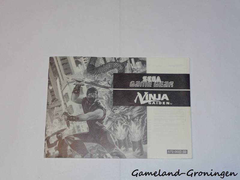 Ninja Gaiden (Handleiding)
