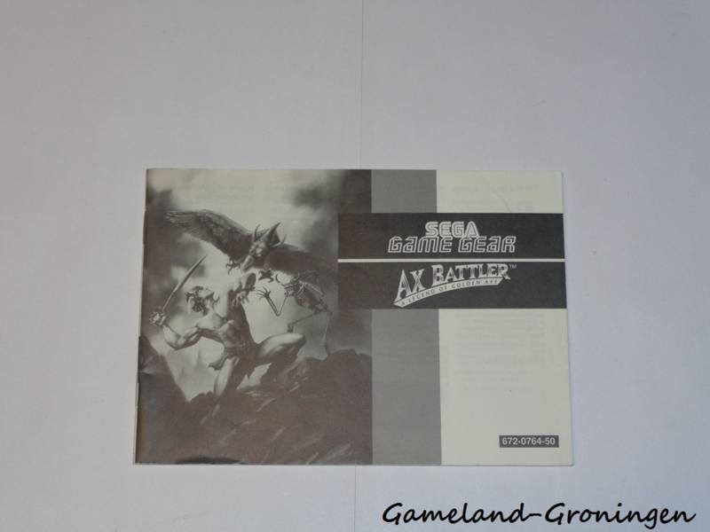 Ax Battler A Legend of Golden Ax (Manual)