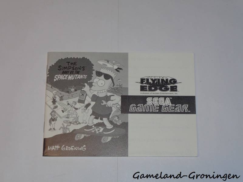 The Simpsons Bart vs the Space Mutants (Manual)