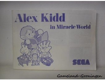 Alex Kidd in Miracle World (Manual)