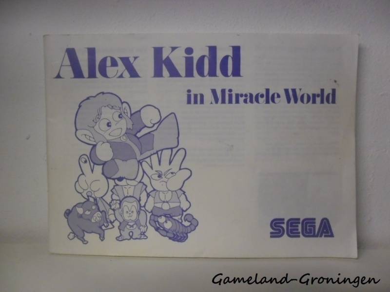 Alex Kidd in Miracle World (Manual)