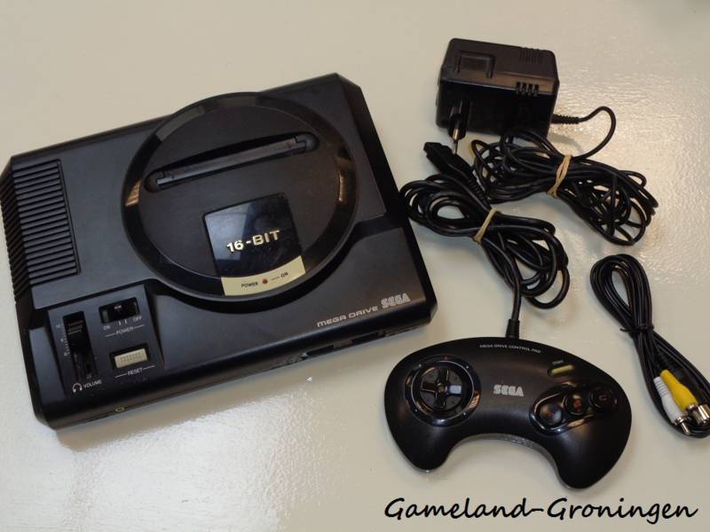 Sega Mega Drive met Controller & Bedrading