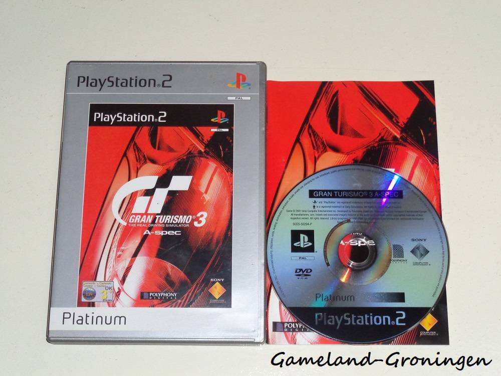 Gran Turismo 3 A-Spec (Compleet, Platinum)