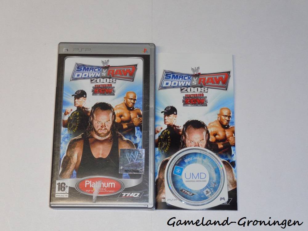 WWE Smackdown vs Raw 2008 (Complete, Platinum)