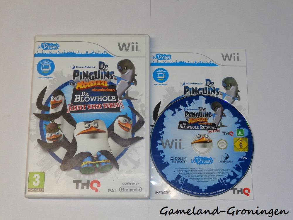 uDraw De Pinguins van Madagascar Dr. Blowhole Keert weer Terug! (Compleet)