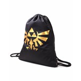 Zelda - Gold Rubber Printed Gym Bag
