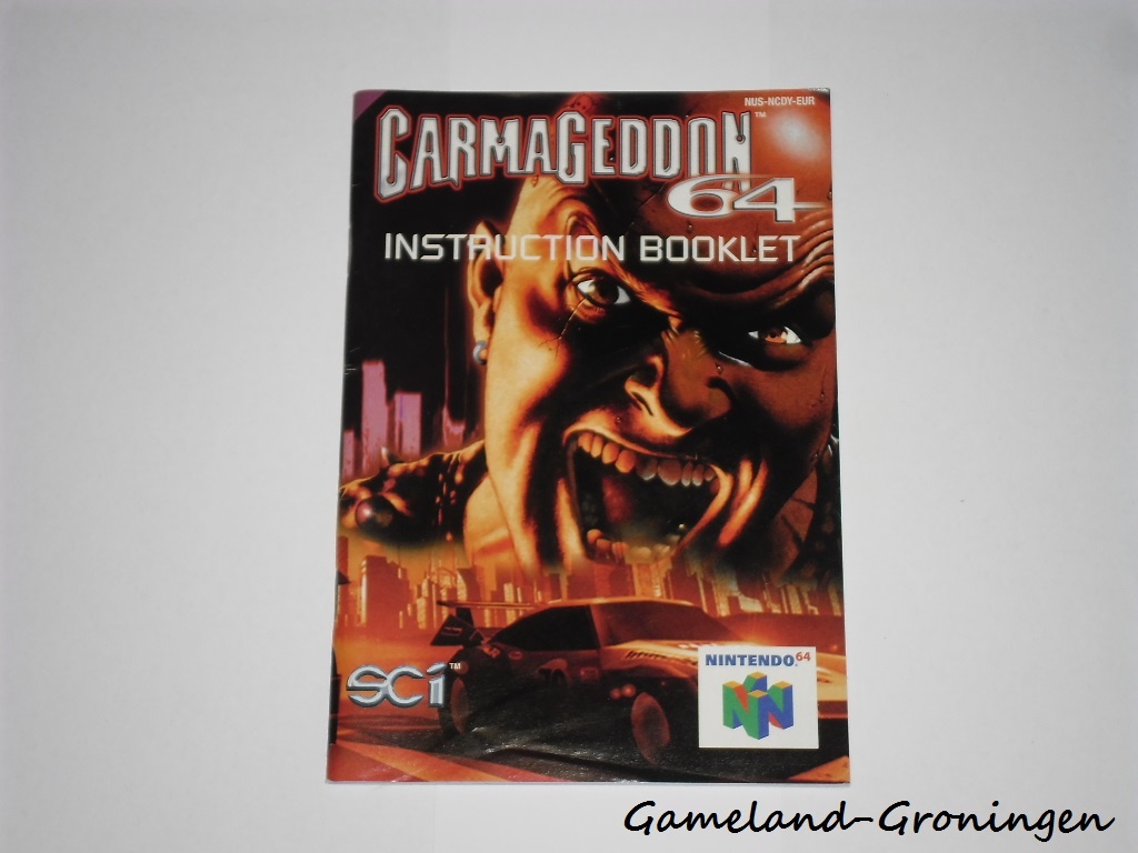 Carmageddon 64 (Handleiding, EUR)