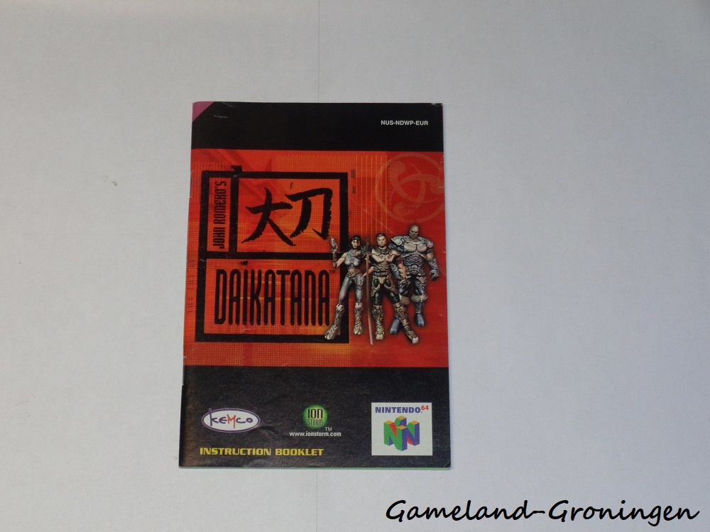 Daikatana (Handleiding, EUR)