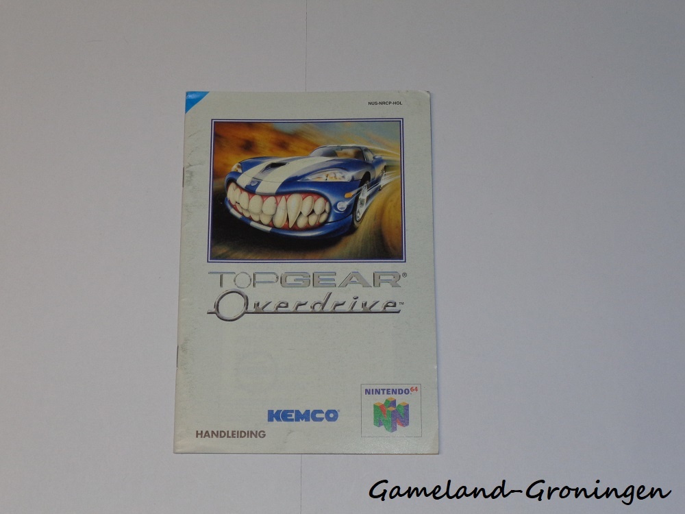 Top Gear Overdrive (Handleiding, HOL)