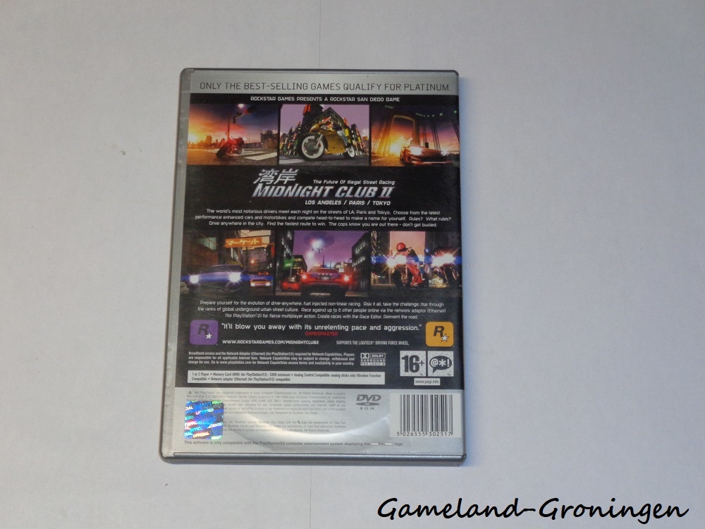 Midnight Club 2 (Compleet, Platinum)