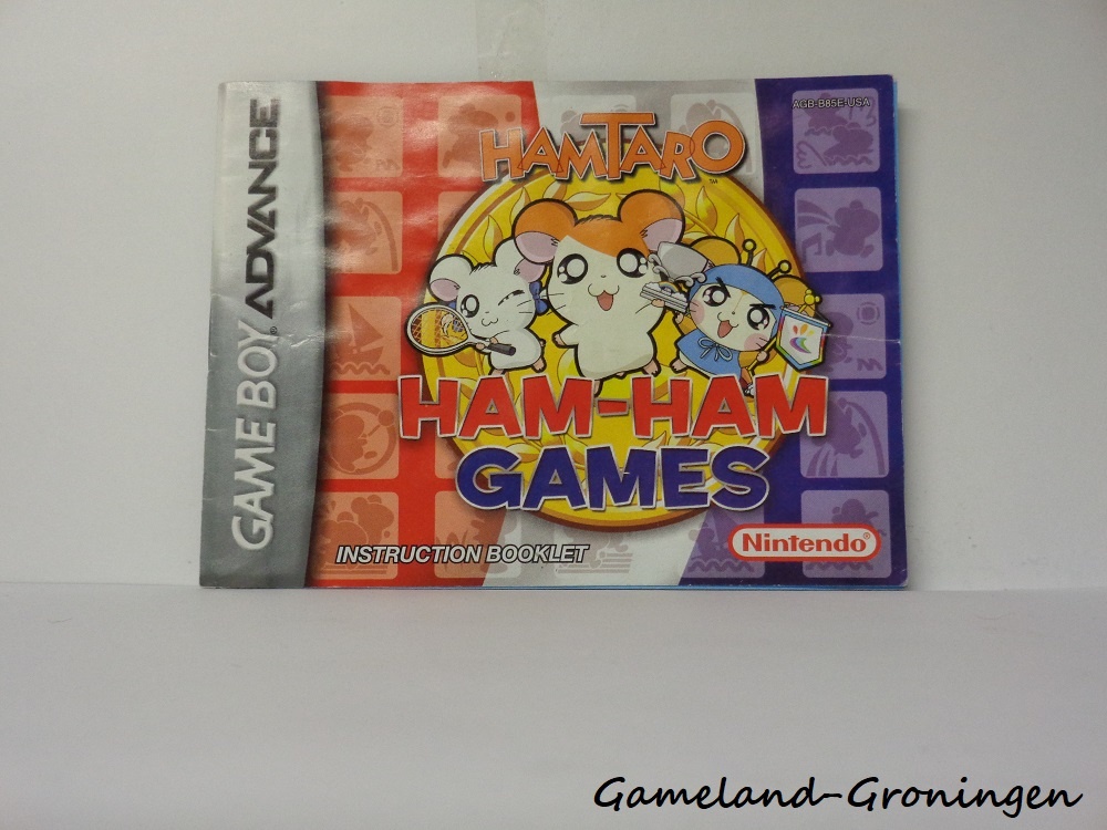 Hamtaro Ham-Ham Games (Manual, USA)