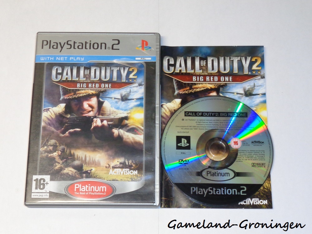 Call of Duty 2 Big Red One (Complete, Platinum)