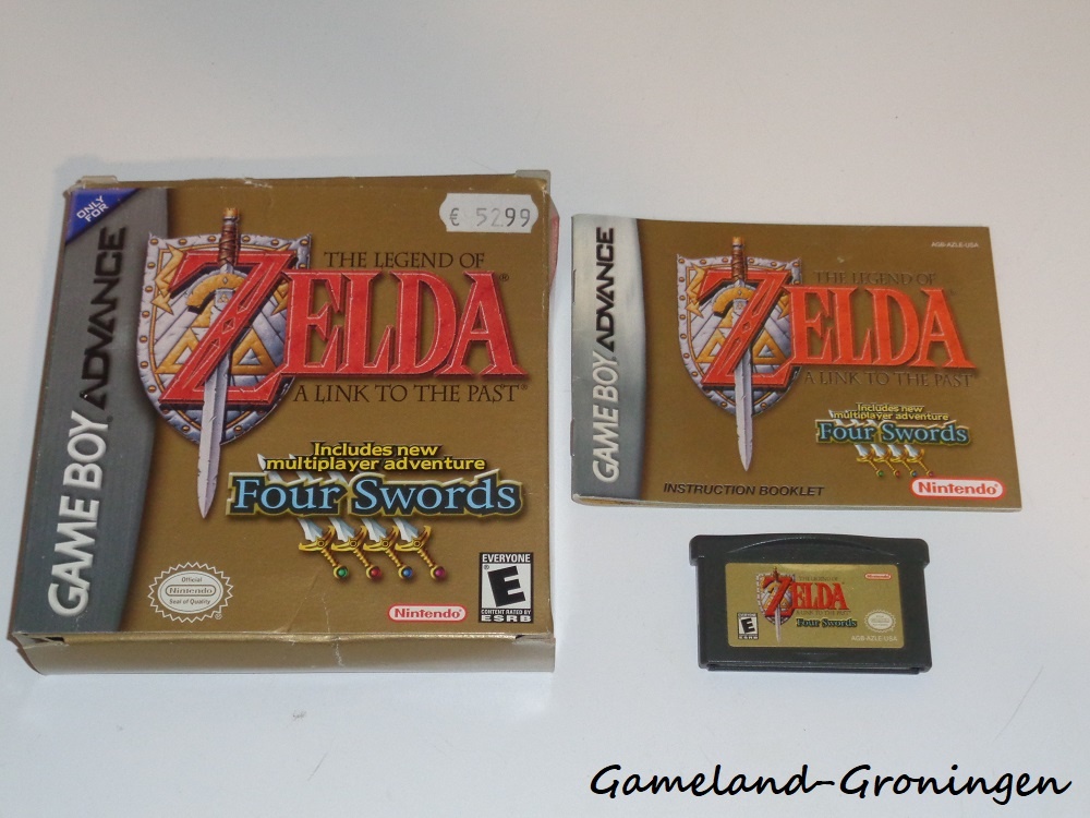 The Legend of Zelda A Link to the Past Four Swords (Compleet, USA)