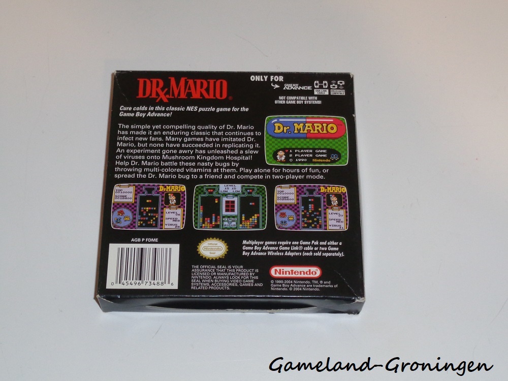 Nes Classics Dr Mario Compleet Gba Kopen Gameland Groningen 9800