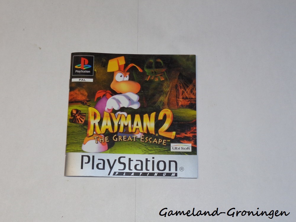 Rayman 2 The Great Escape (Manual, Platinum)