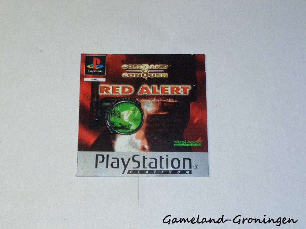 Command & Conquer Red Alert (Handleiding, Platinum)
