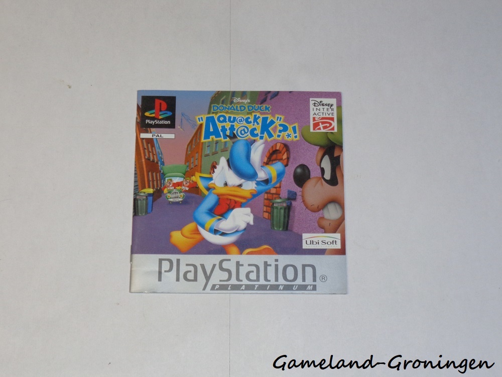 Disney's Donald Duck Quack Attack (Handleiding, Platinum)