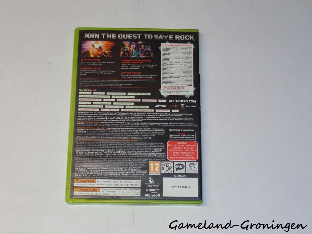 Guitar Hero Warriors of Rock - Xbox 360 Kopen - Gameland-Groningen