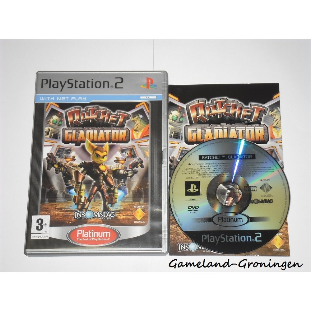 COMPLET jeu RATCHET GLADIATOR platinum playstation 2 PS2 francais action enfant