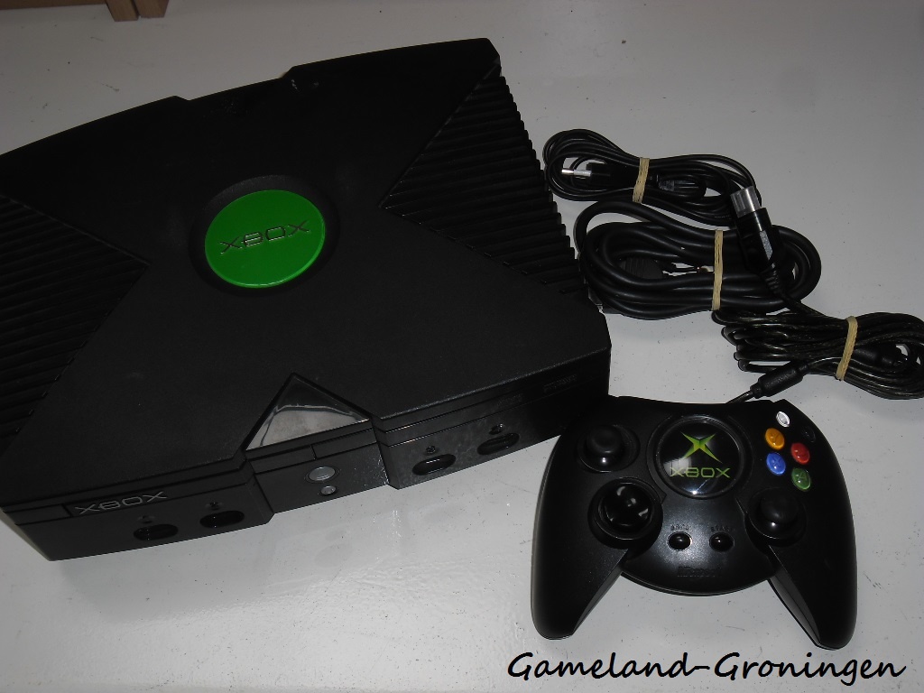 Xbox with Controller & Wiring