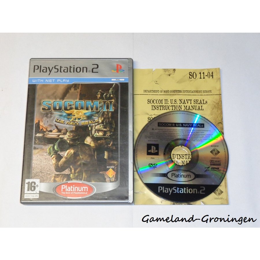 Socom Ii U S Navy Seals Complete Platinum Gameland Groningen