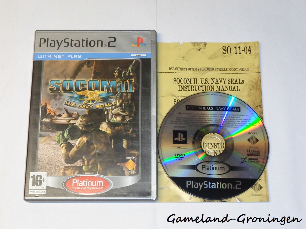 Socom II U.S. Navy Seals (Compleet, Platinum)