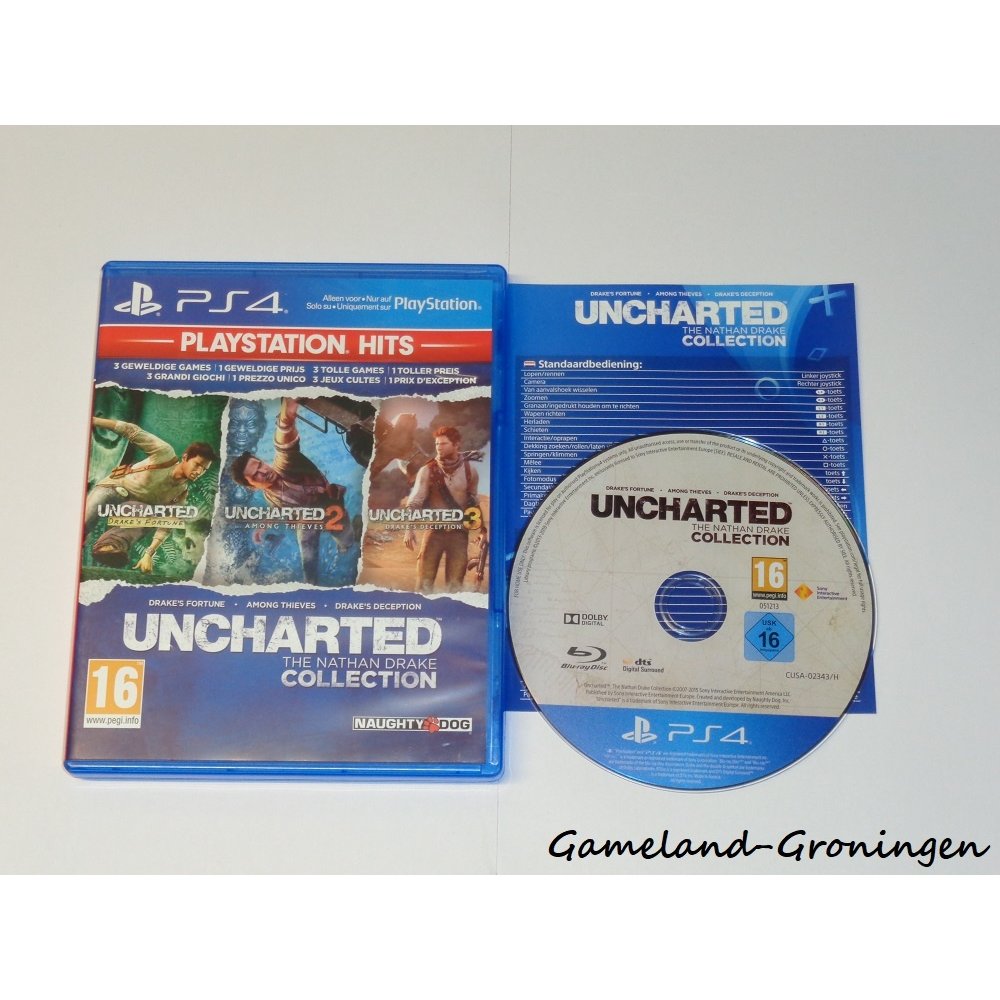 Uncharted The Nathan Drake Collection 3 Games for Sony Playstation 4 Age  16+